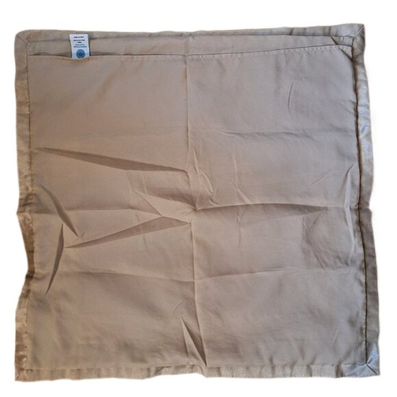 2 Martha Stewart Collection Embroidered Euro Champagne Pillow Shame - Picture 4 of 7